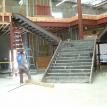 Stairs during construction